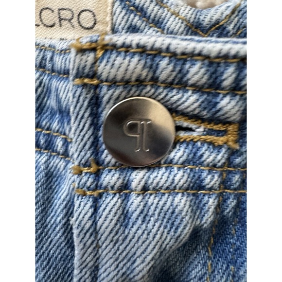 Pilcro Anthropologie Women's Size 27 Light Wash Wide Leg Jeans High Rise Cotton - Picture 6 of 10